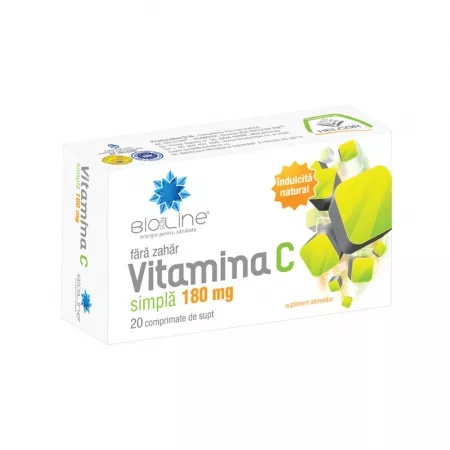 Vitamina C simpla 180mg, 20 comprimate de supt, Helcor