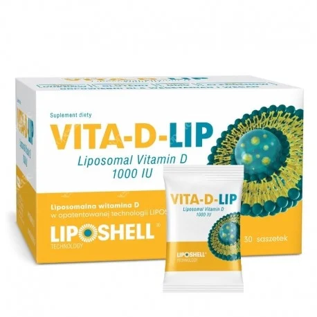 Vitamina D Lipozomala 1000UI, Liposhell | 30 plicuri