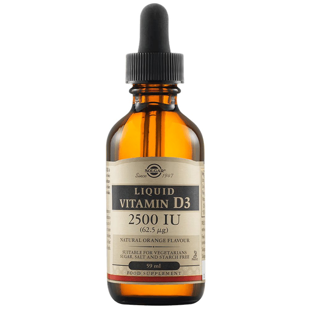 Vitamina D3 2500IU, 59ml, Solgar