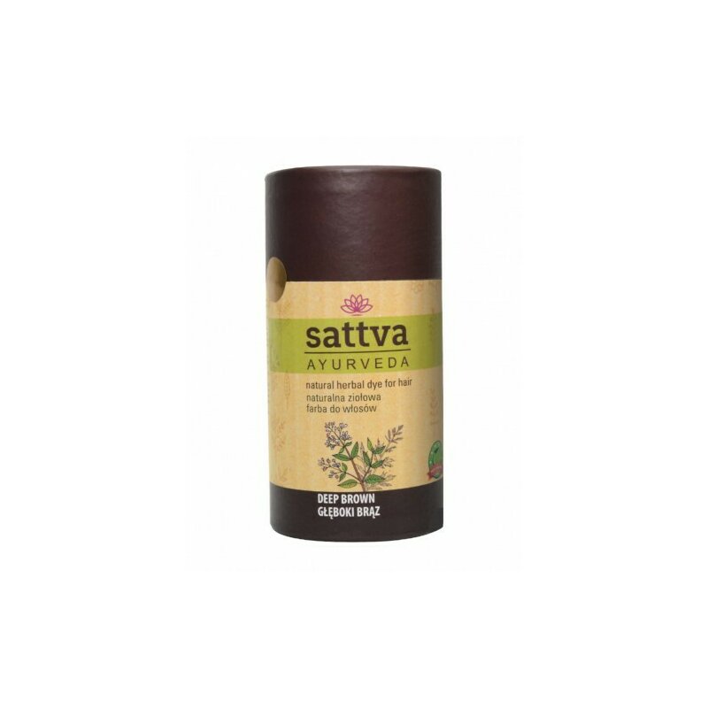 Vopsea Ciocolatiu Inchis Intens 150gr, Sattva Ayurveda