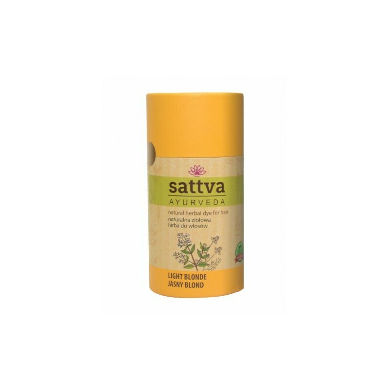 Vopsea de par Blond Deschis 150gr, Sattva Ayurveda