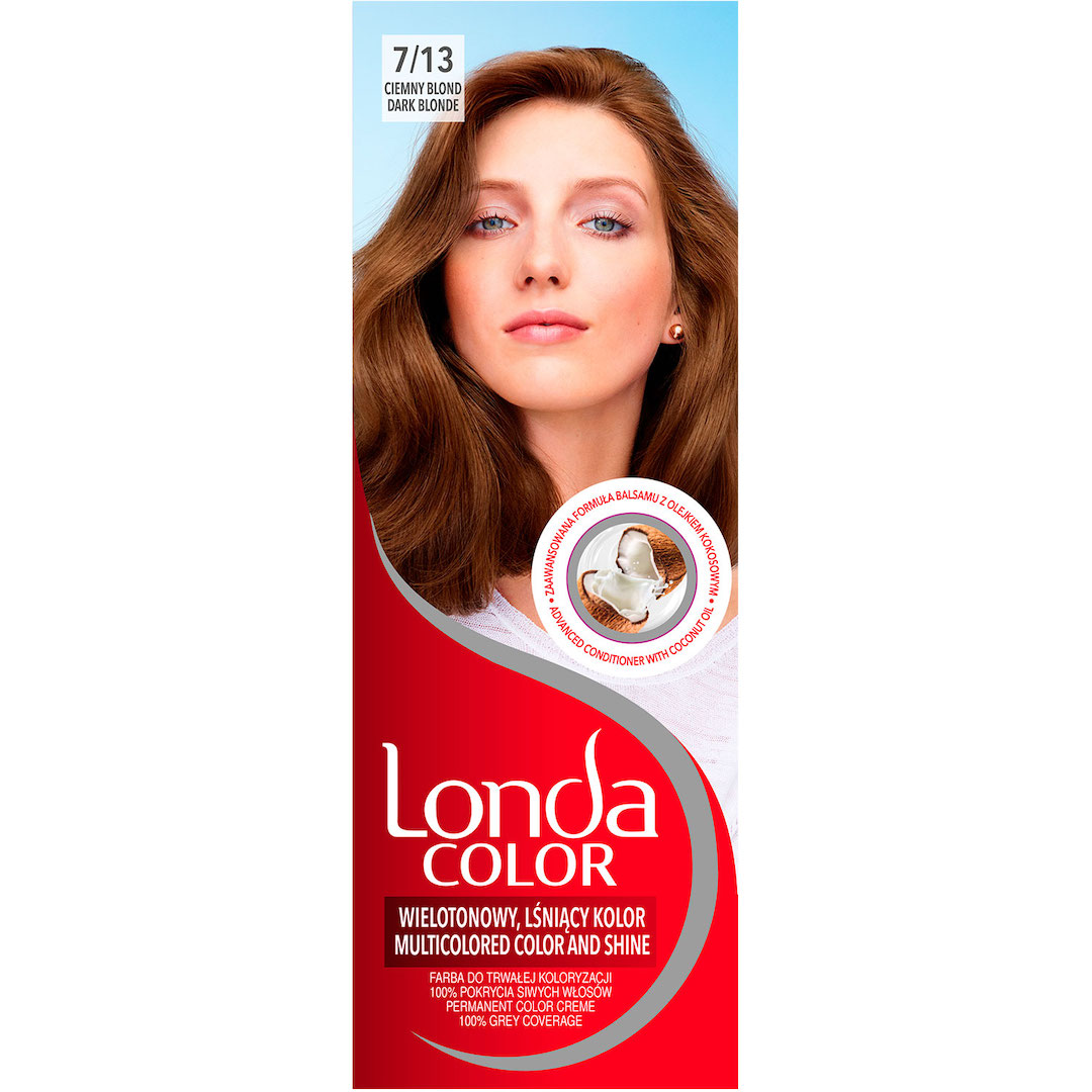 Vopsea de par permanenta 7/13 Blond inchis, 110ml, Londa