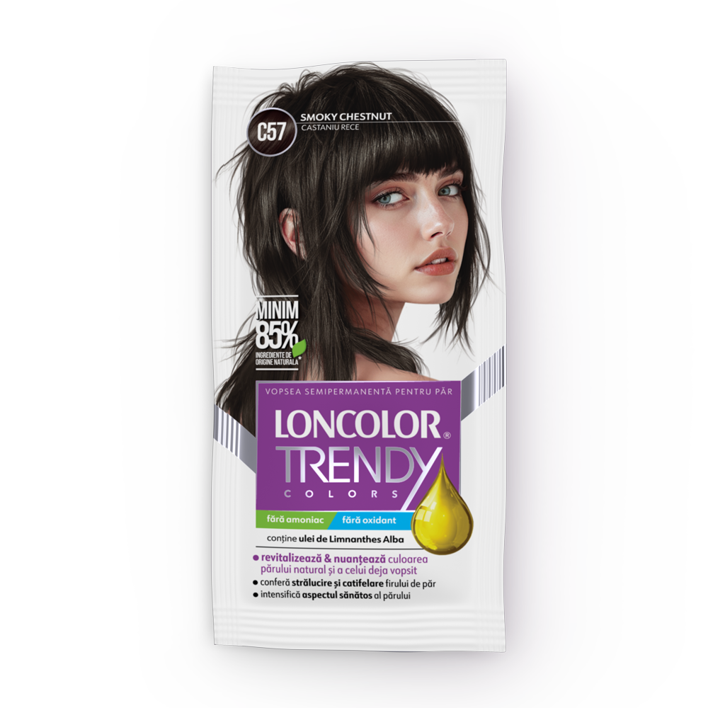 Vopsea de par semi-permanenta Trendy Colors C57, 50ml, Loncolor