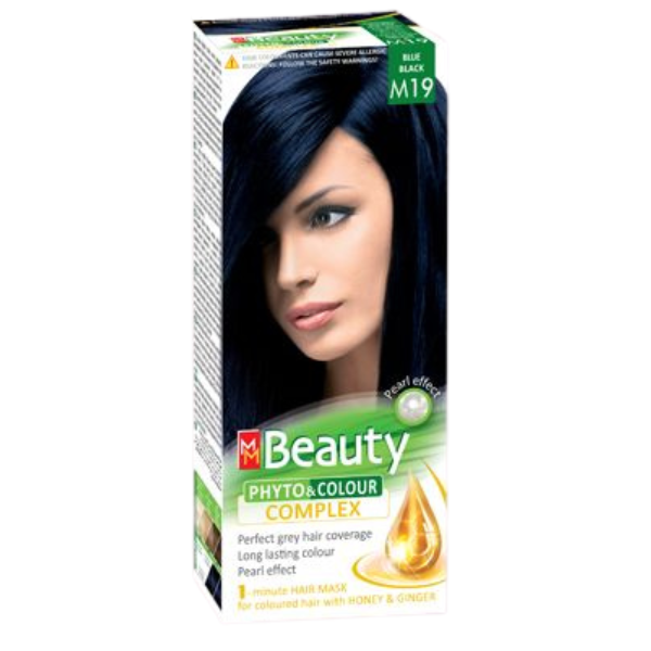 Vopsea par M19 - Negru-Albastru, MM Beauty