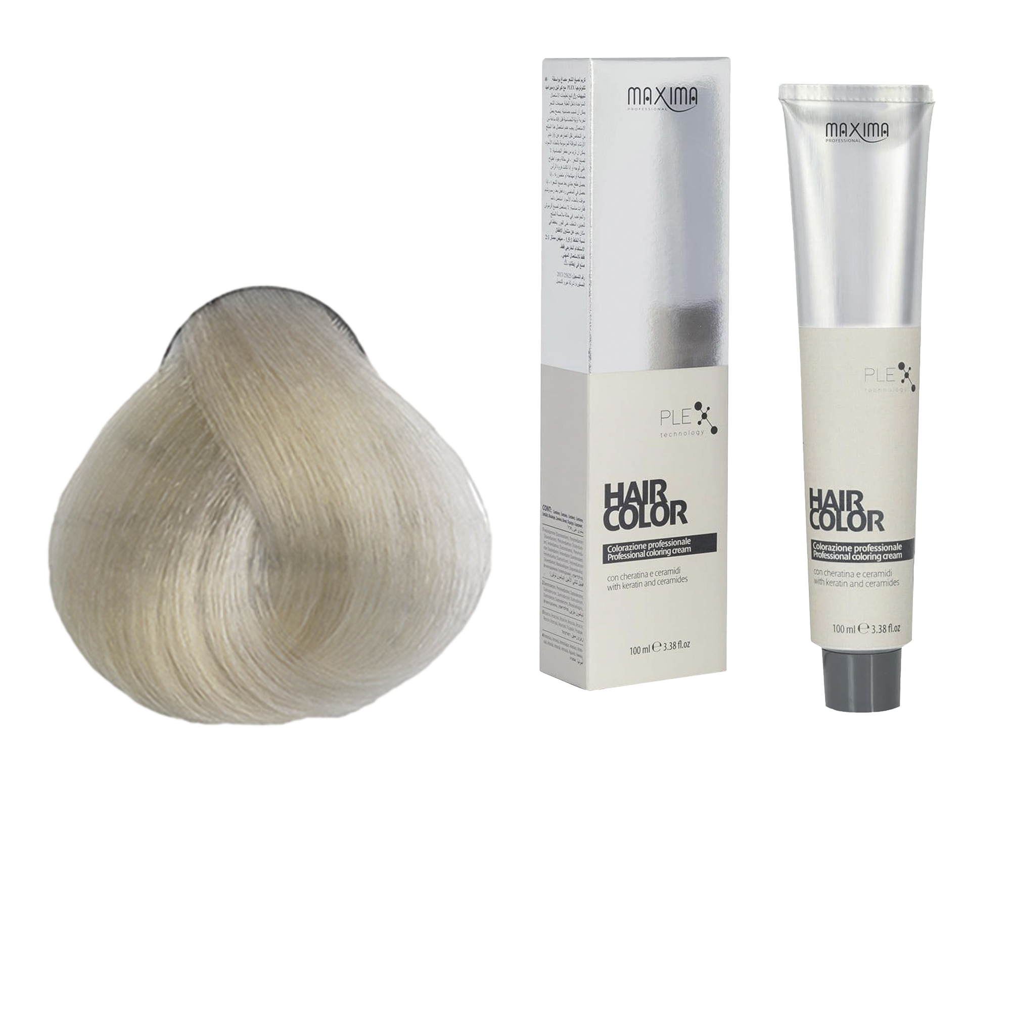 Vopsea profesionala de par, 900S Decolorant - Ultra natural, MAXIMA, 100ml