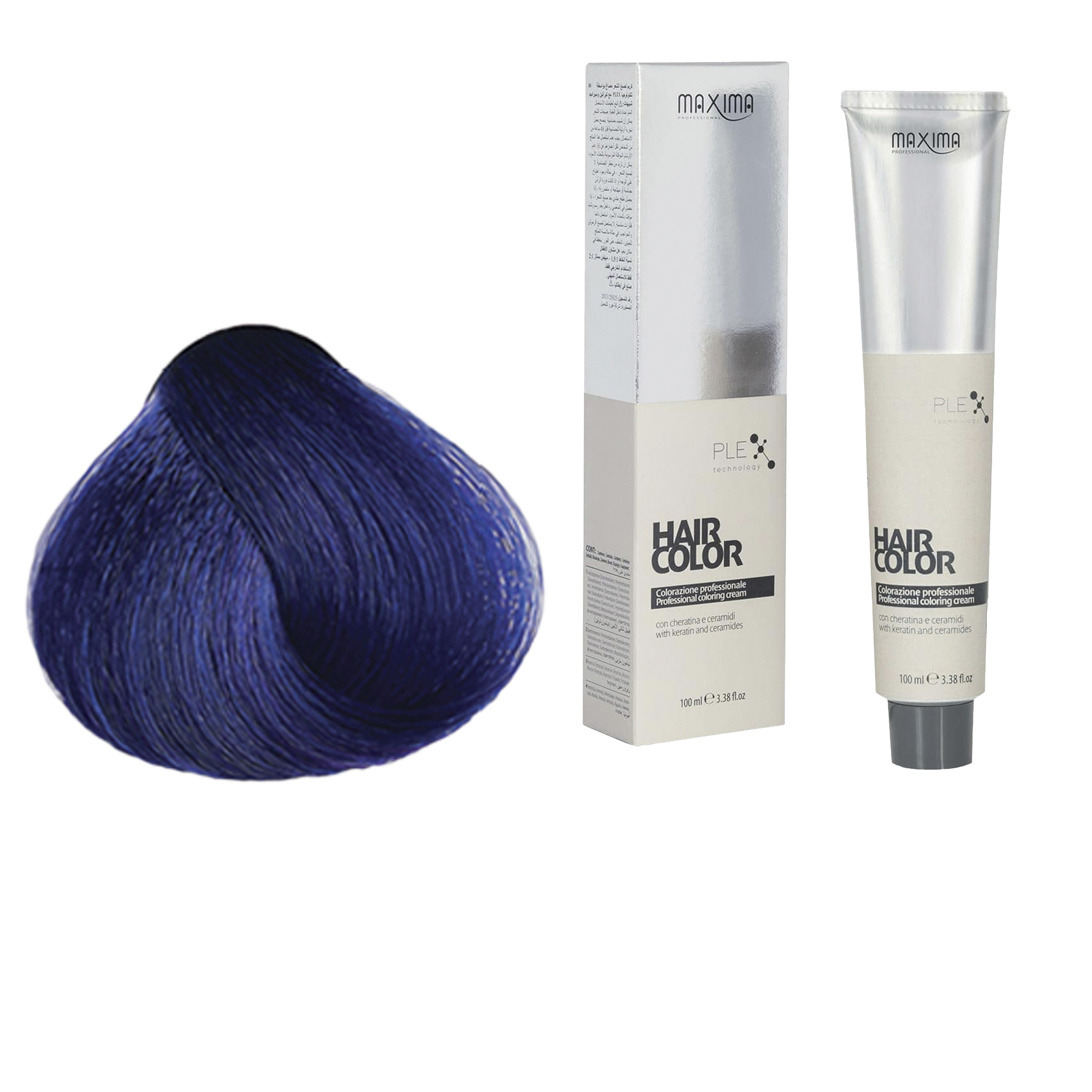 Vopsea profesionala de par Maxima, Mixton albastru, 100 ml