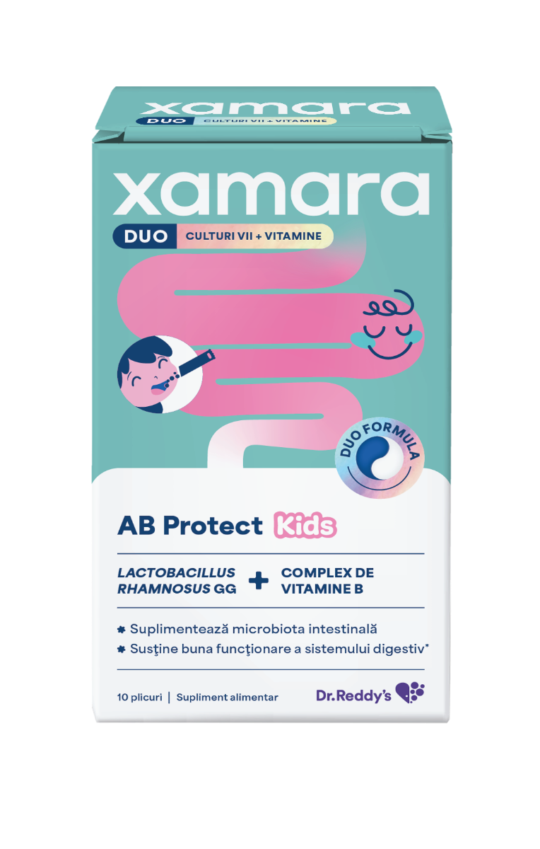 Xamara Duo AB Protect Kids, 10 plicuri, Dr. Reddys