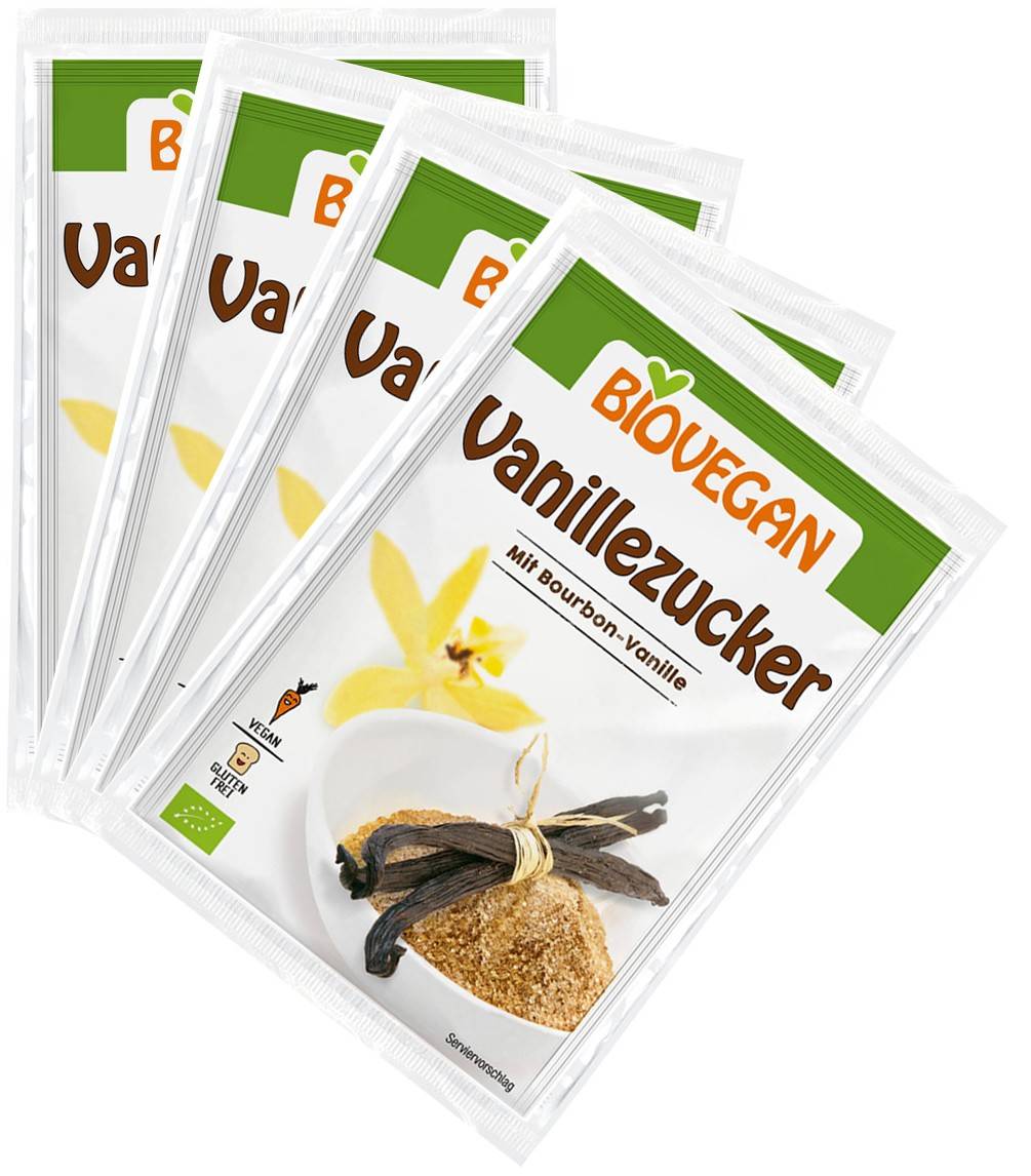 Zahar vanilat Bio, 4*8 g Biovegan - poza 2
