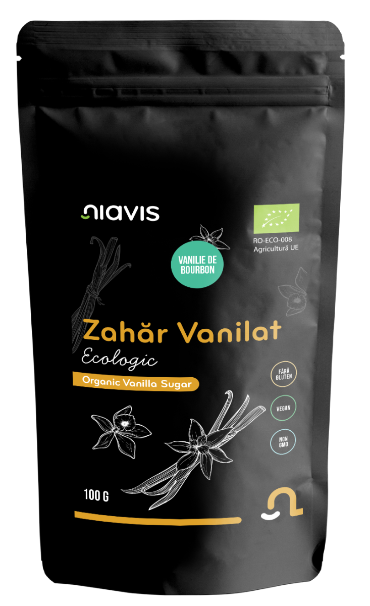 Zahar vanilat ecologic, 100g, Niavis