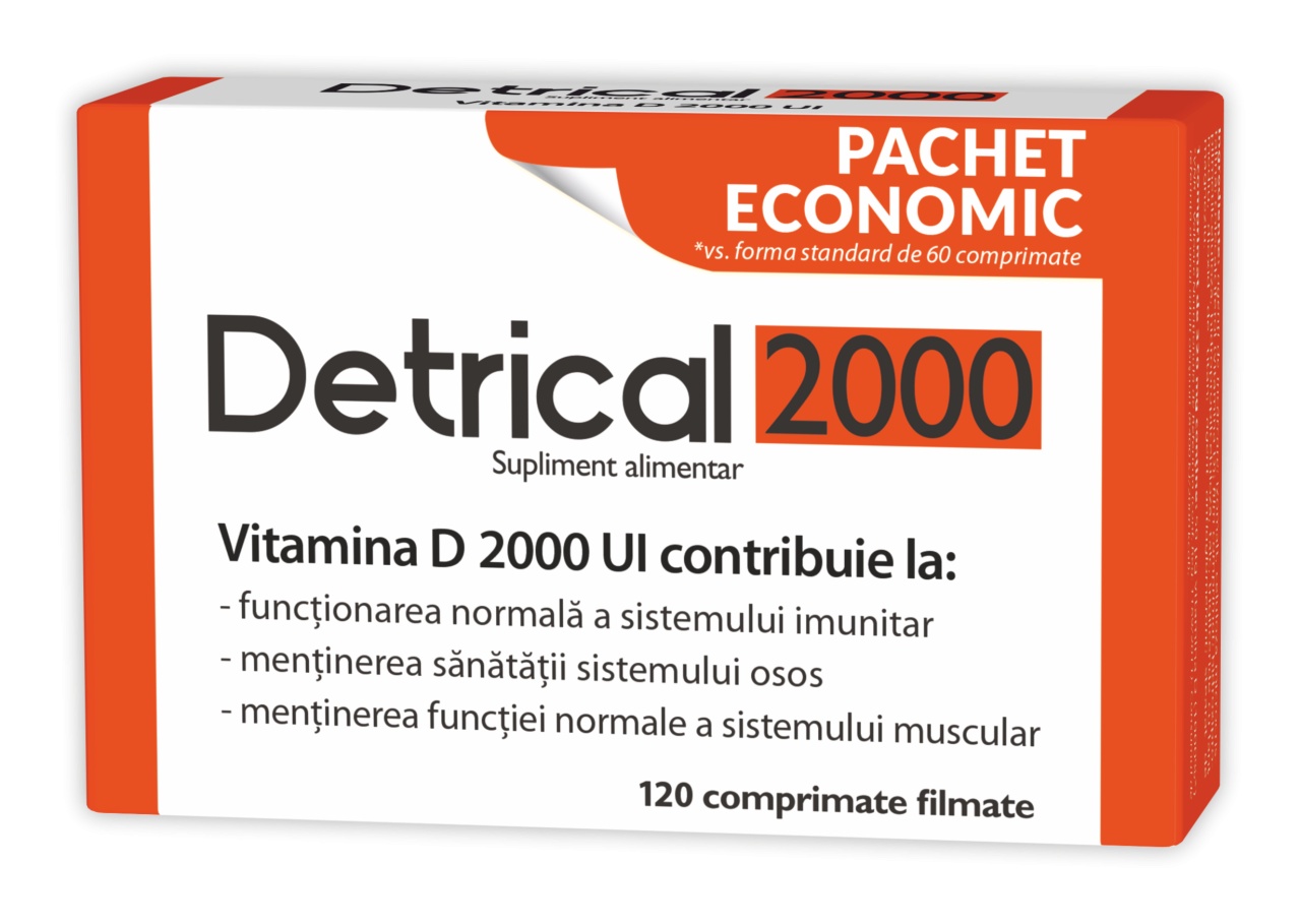 Zdrovit Detrical D3 2000IU x 120cp.film