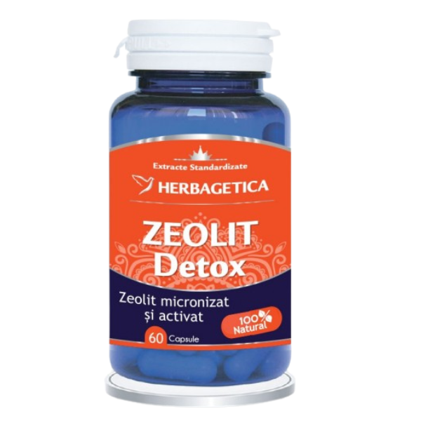 Zeolit Detox, Herbagetica | 60 capsule