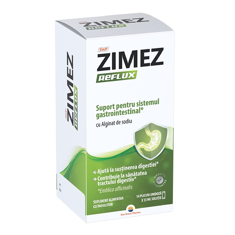 Zimez Reflux, 15ml, 14 plicuri, Sun Wave Pharma
